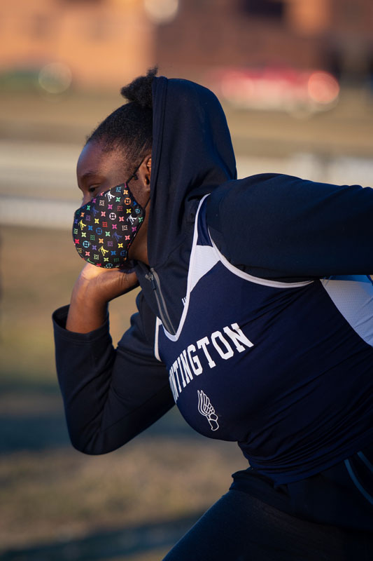 The Blue Devil throwing unit has made steady improvement. (Darin Reed photo.)