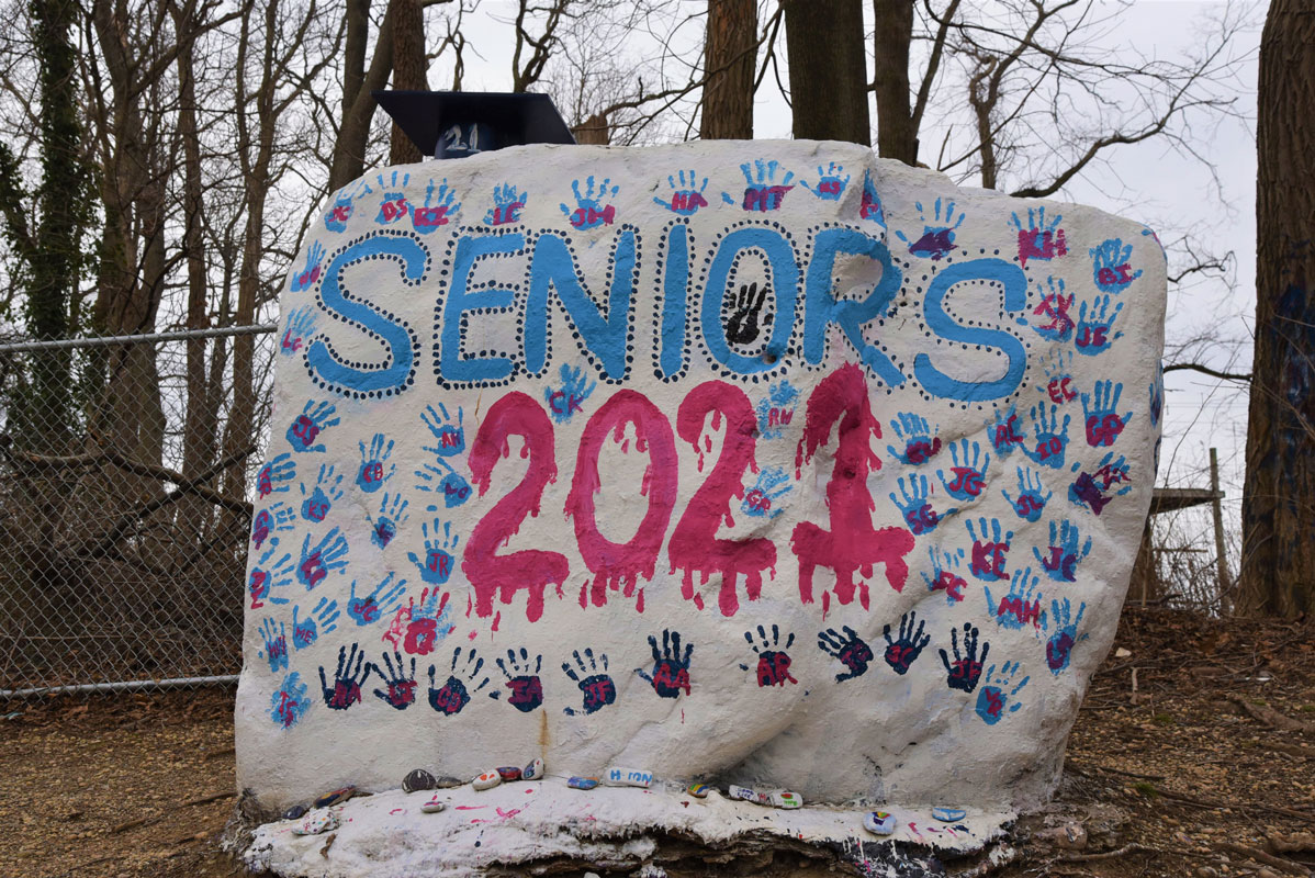 The Rock at Huntington High School last Friday afternoon (1)