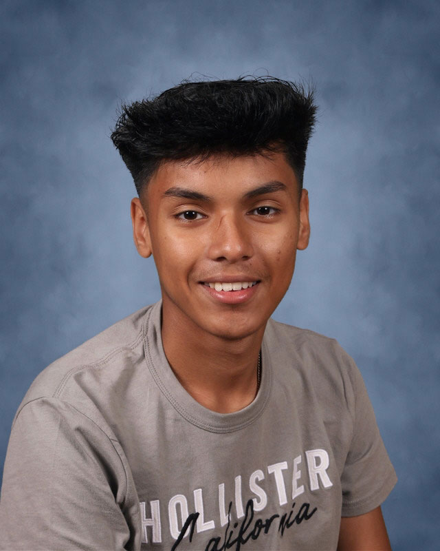 Huntington High School junior Cristian Avelar-Romero 