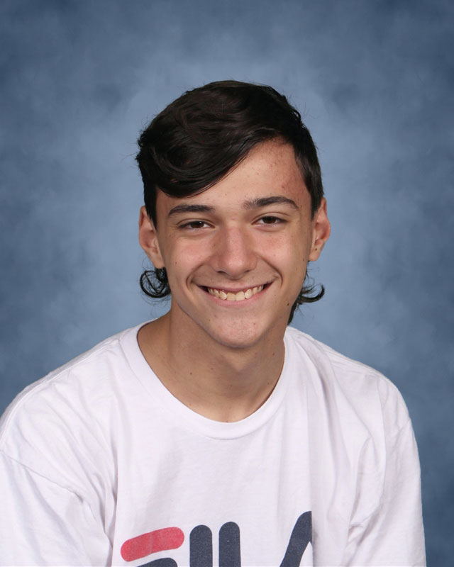 Huntington High School senior Alexander Berg 