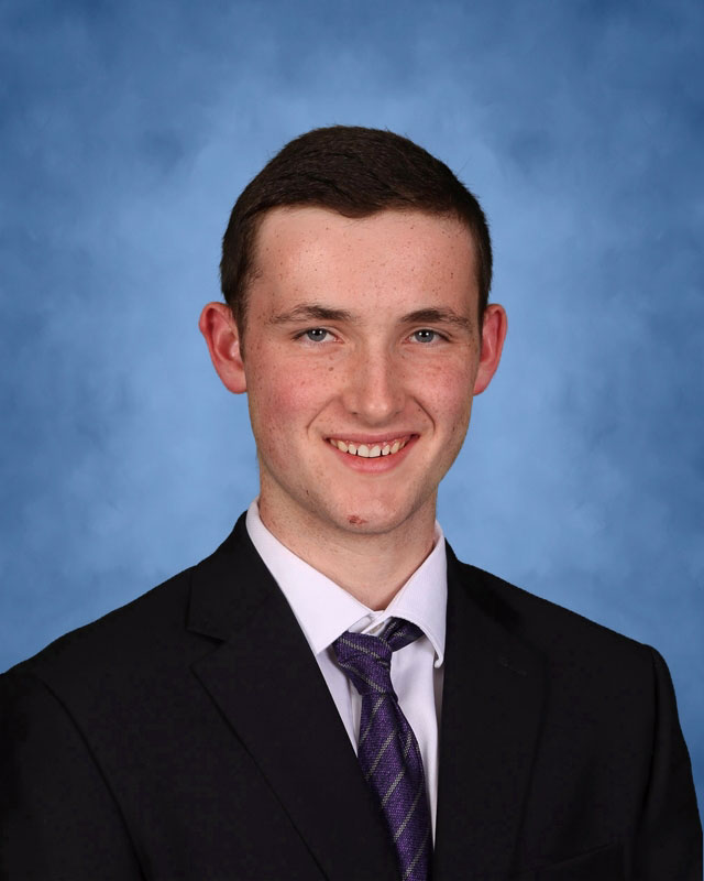 Huntington High School senior Robert Harrington .