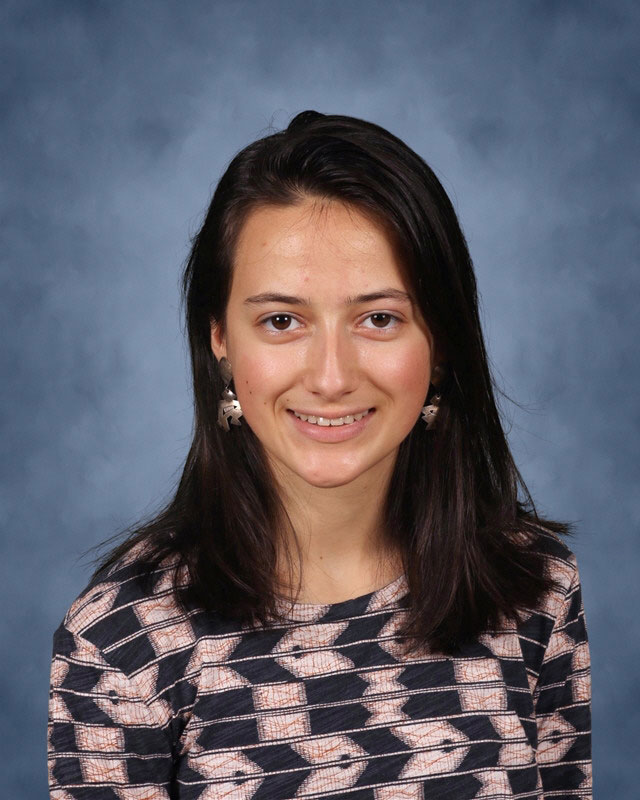 Senior Ella Siepel is president of Huntington's Latin Honor Society.