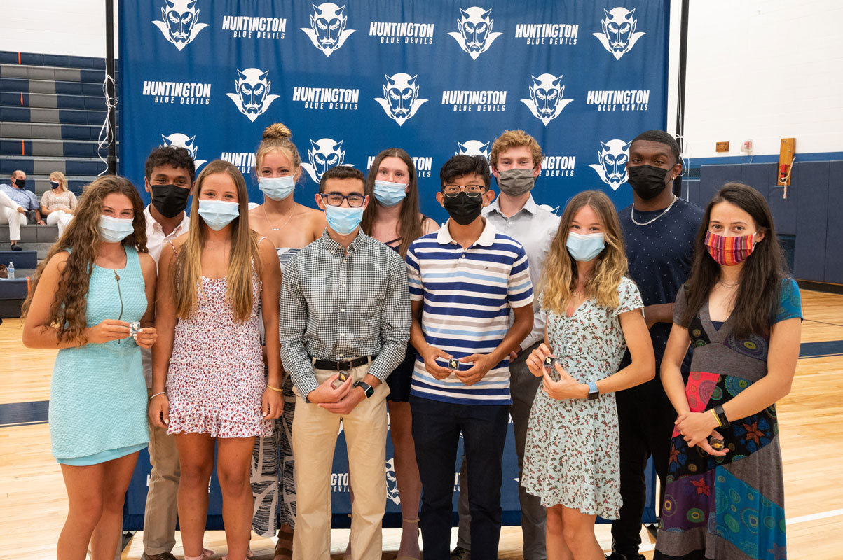 This year's Huntington High School Gold Key Award recipients are a great group. (Darin Reed photo.)