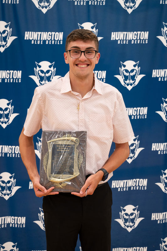 William Class Memorial Scholarship Award recipient CJ Kiviat.