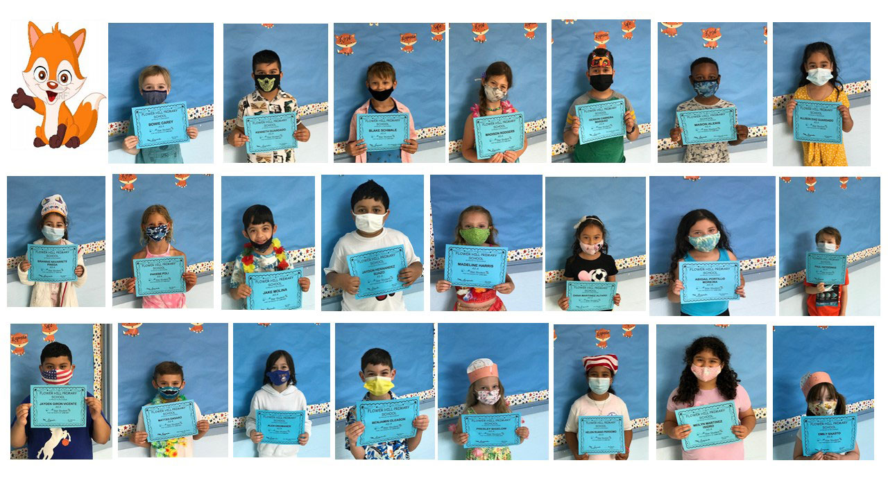 June's Star Student Award winners at Flower Hill School are a wonderful group of children. 