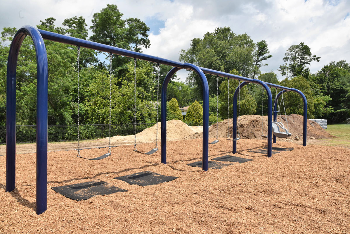 A new swing set area at Jefferson Primary School 