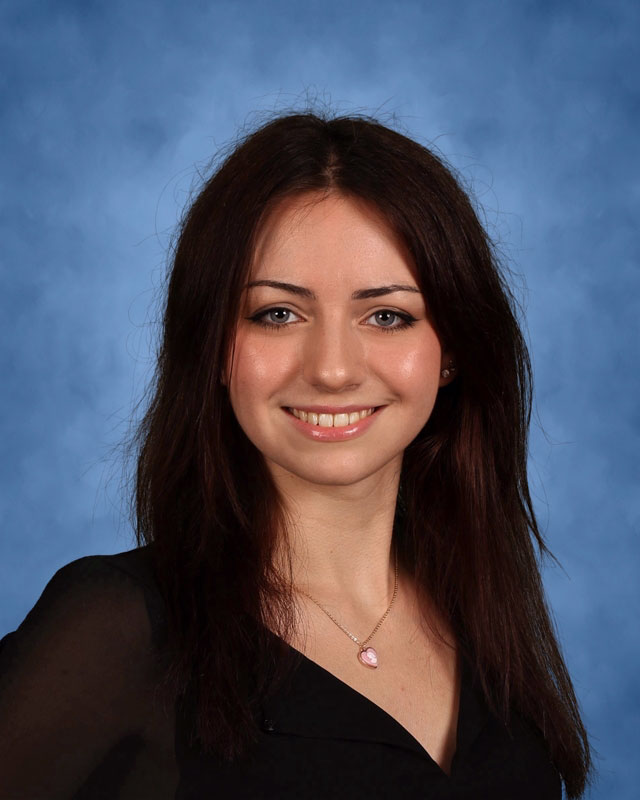 Huntington Class of 2021 member Danielle Brite plans to study psychology at Binghamton University.