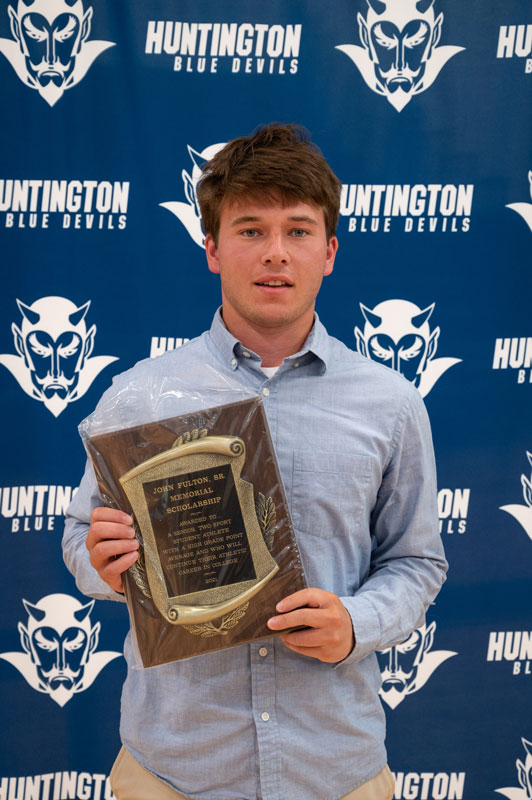 John Fulton Sr. Scholarship Award recipient Torin Bograd is headed to SUNY Geneseo