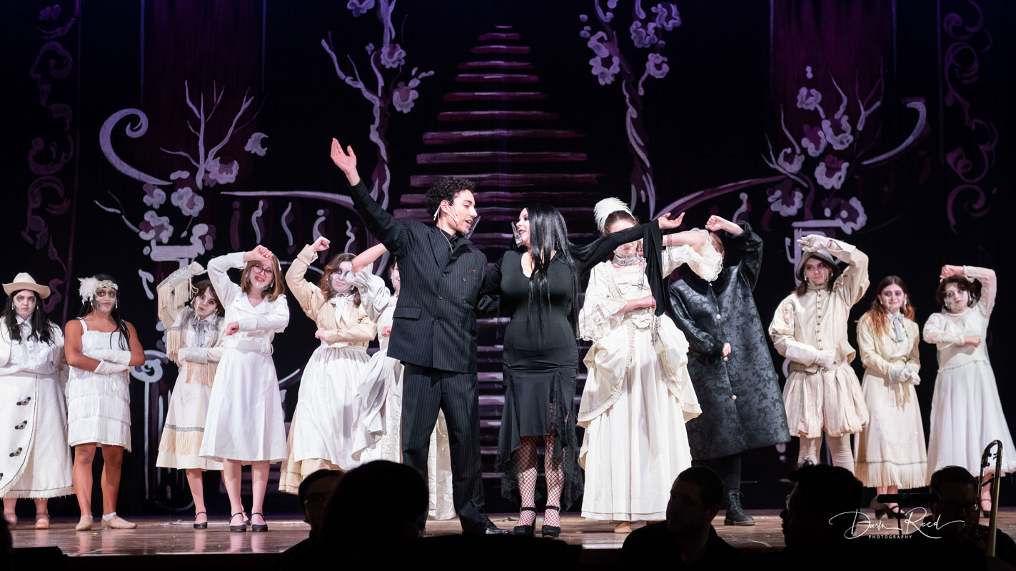 The Addams Family musical by the Huntington drama club promises to be a fun show. (Darin Reed photo)