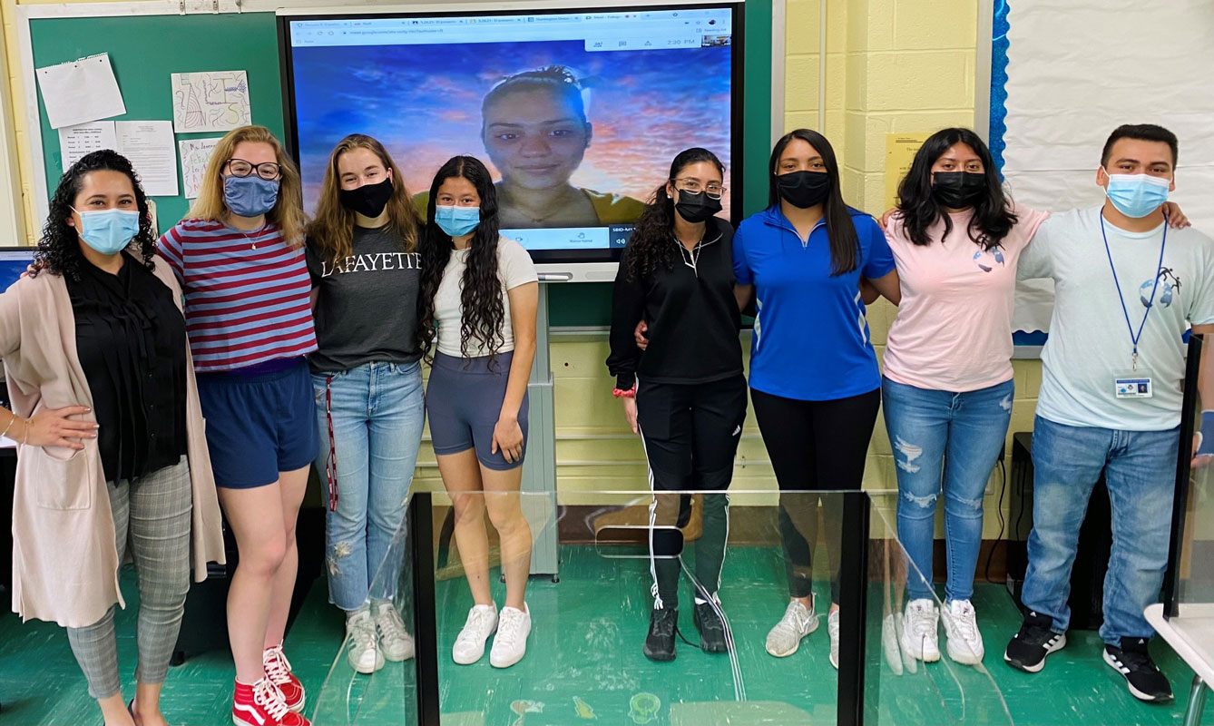 These proud Huntington High School students are among those who have earned the Seal of Biliteracy in Spanish 