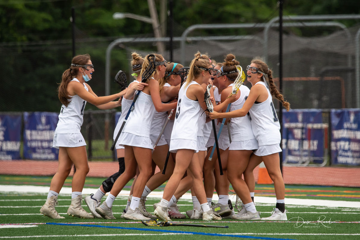 The Blue Devils edged Ward Melville on Saturday, 8-6. (Darin Reed photo.)