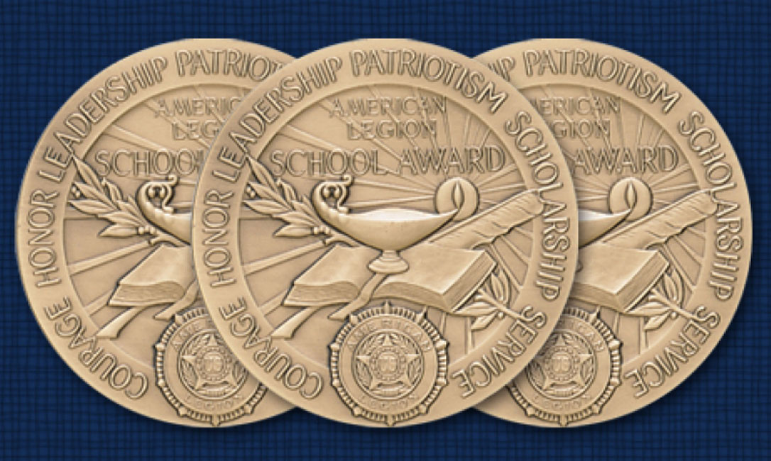 American Legion Award medals