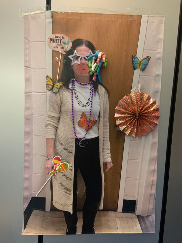 The Finley Honor Society's Decorate a Staff Member initiative was a success