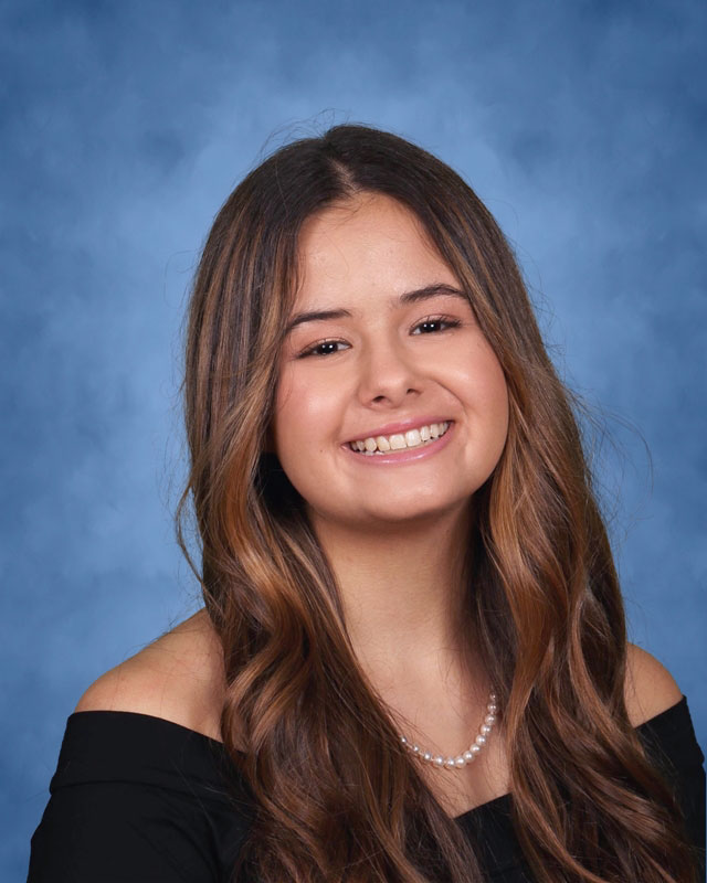  Huntington High School senior Chloe Buffone. 