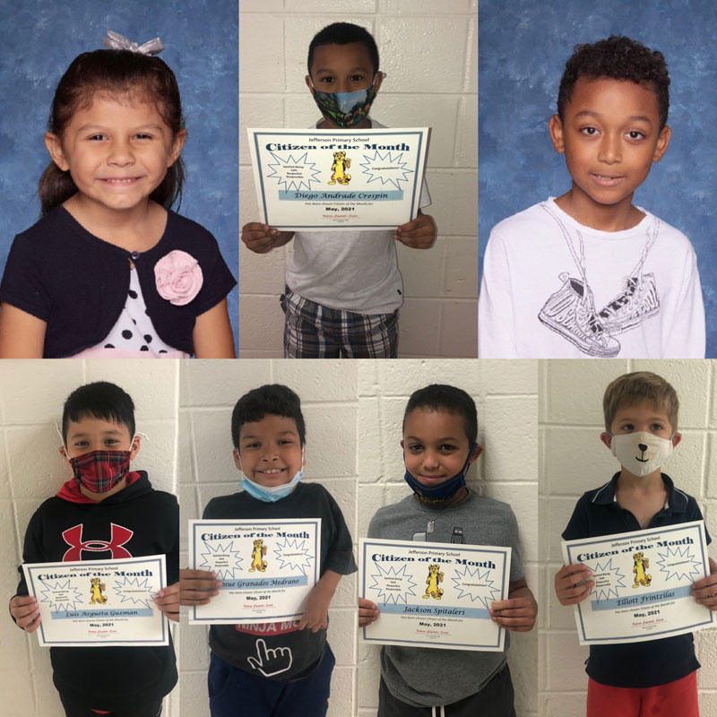 Jefferson's Citizens of the Month for May are a great group of youngsters 