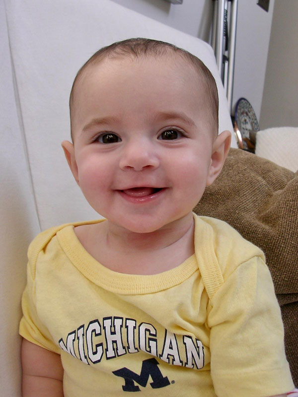 Alexa Rind has been destined for the Univ. of Michigan ever since she was a baby.