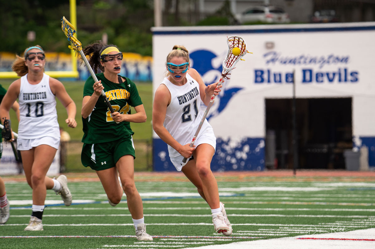 Grace Agrillo is one of Huntington's key players. (Darin Reed photo.)