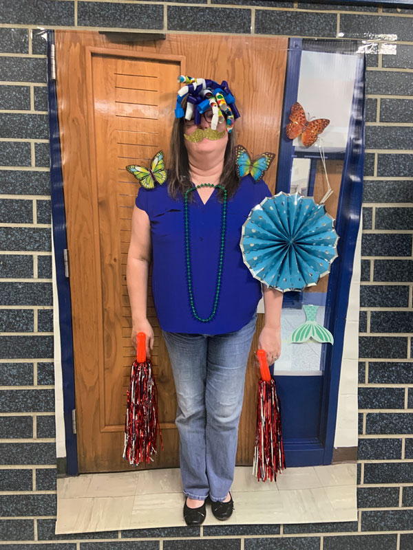 The Finley Honor Society's Decorate a Staff Member initiative was a success