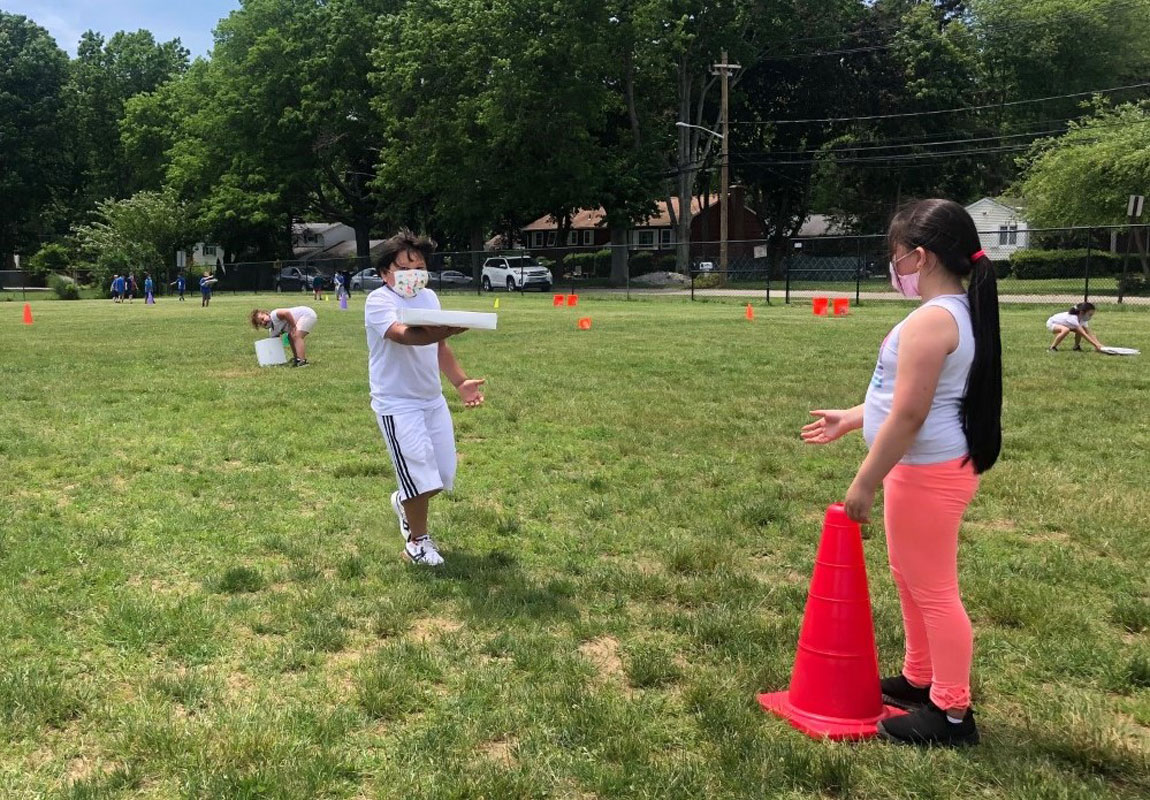 Field Day included various challenging events for Washington School students 