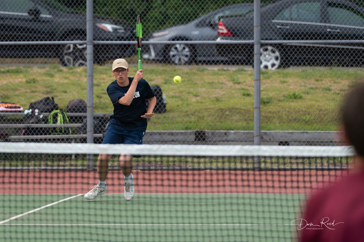 The Blue Devil tennis team was competitive this spring (Darin Reed photo)