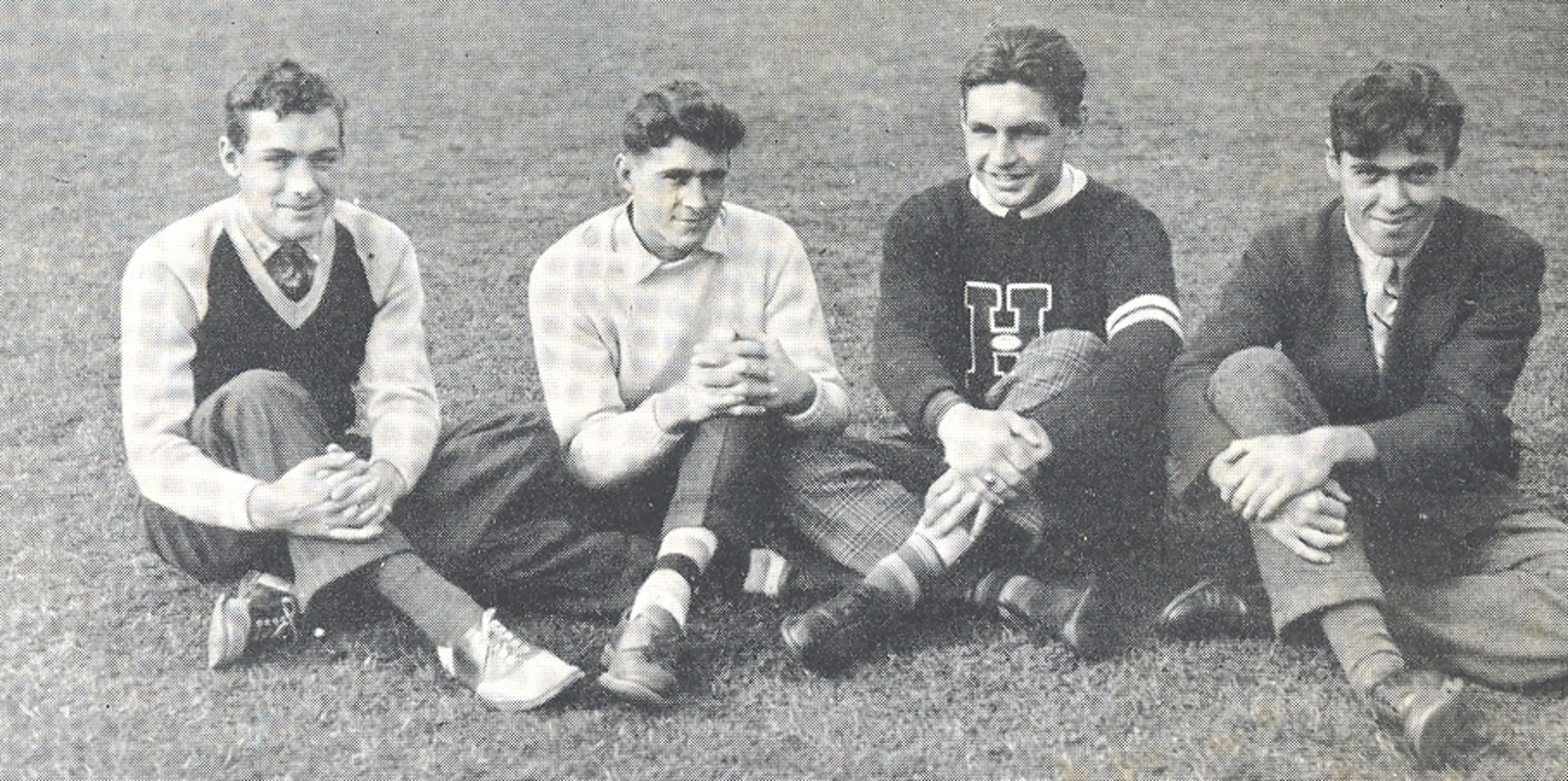 Huntington's Class of 1939 officers.