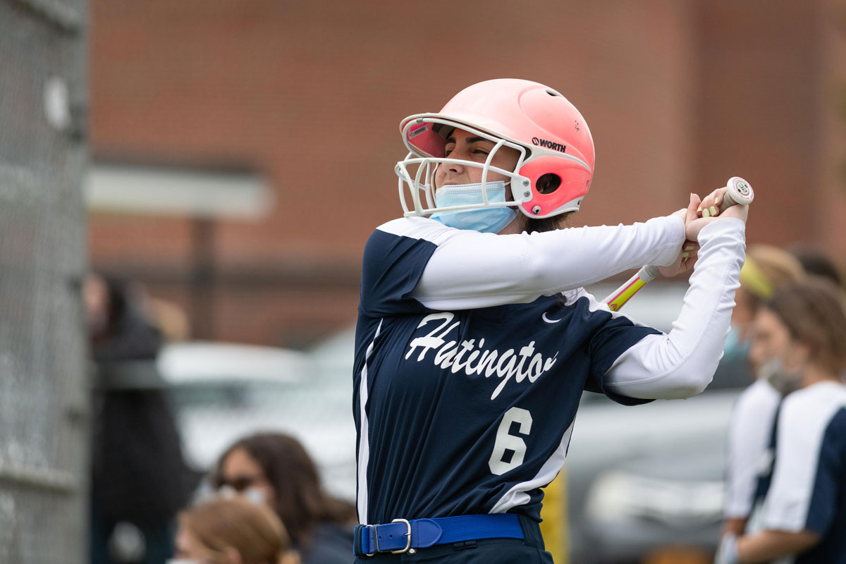 The Huntington softball team was much more competitive this spring. (Darin Reed photo.)