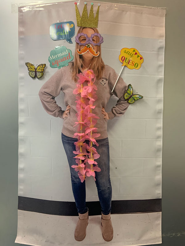 The Finley Honor Society's Decorate a Staff Member initiative was a success