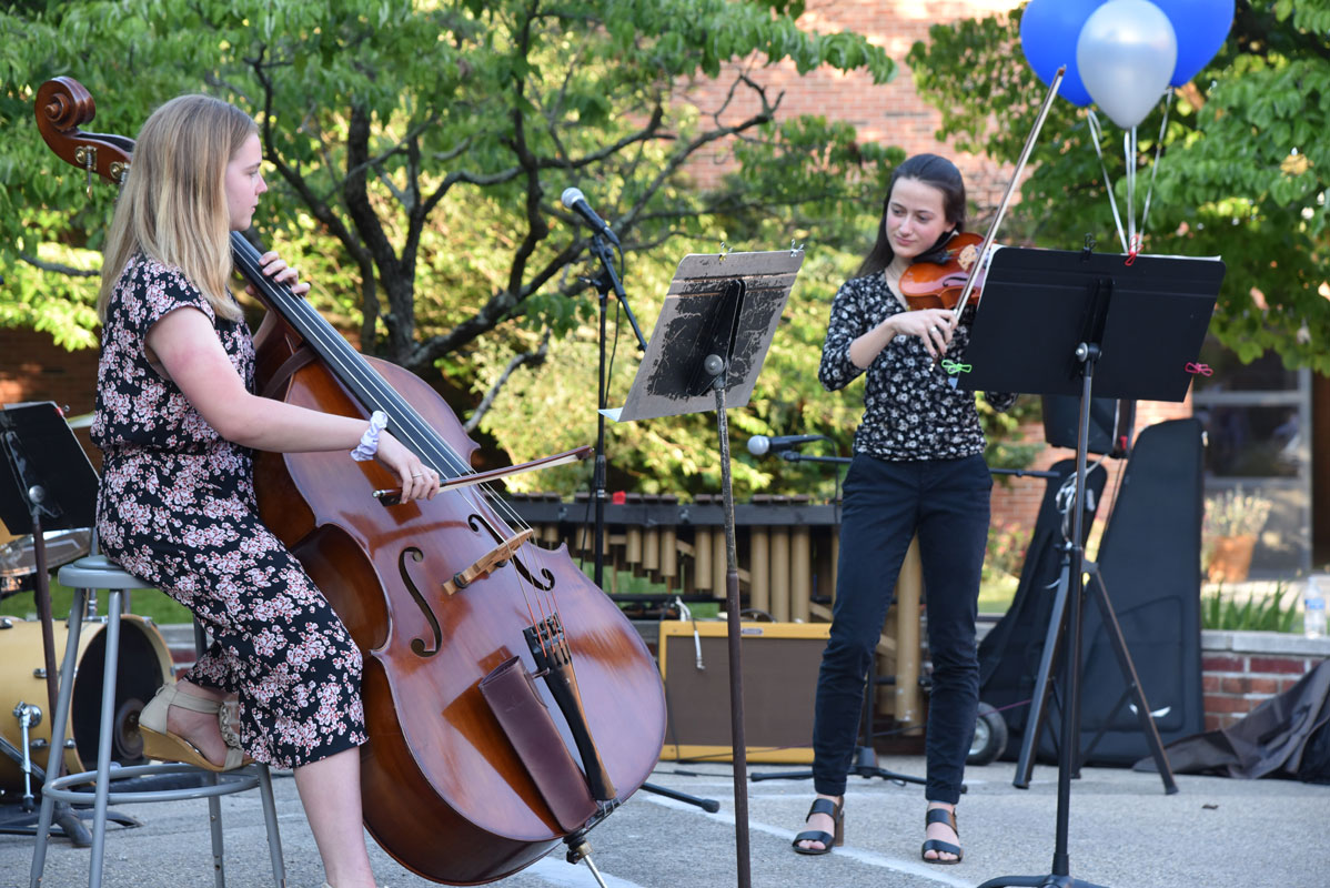 Grace Wildermuth and Ella Siepel performed an enchanting duet 
