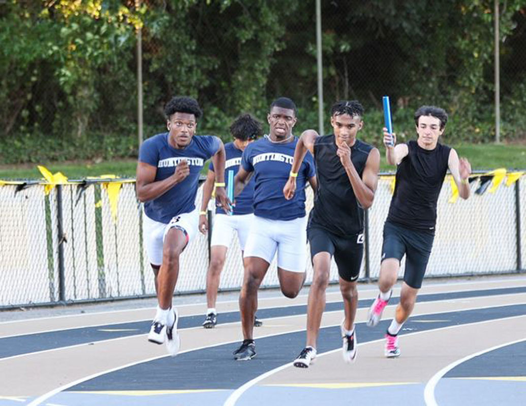 Huntington girls' track athletes did well at the LI Meet of Champions.