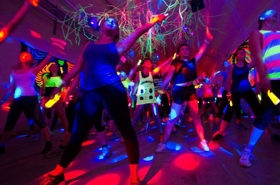 Southdown's physical education teachers coordinated a virtual family fitness night 