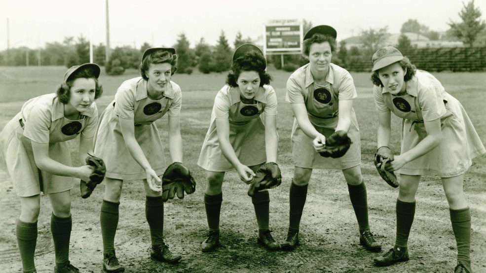 The All-American Girls Professional Baseball League consisted of 10 teams scattered across the Midwest