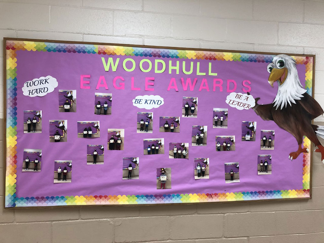 Woodhull Intermediate School presented student awards
