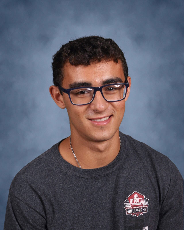Senior Aidan Heller is one of the top Blue Devil runners.
