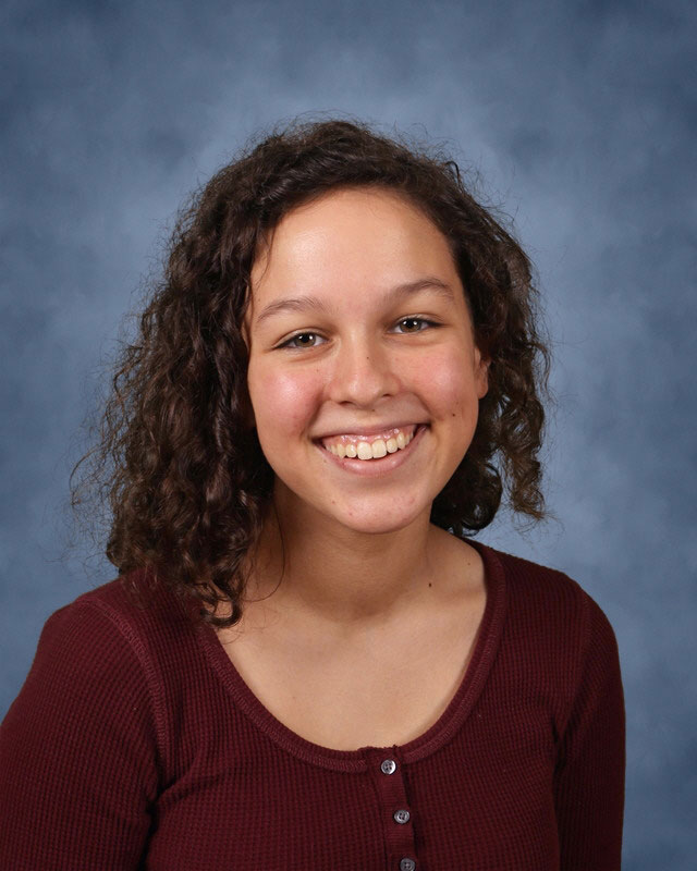 Huntington sophomore Sophie Bradford's individual exhibit won first place honors.