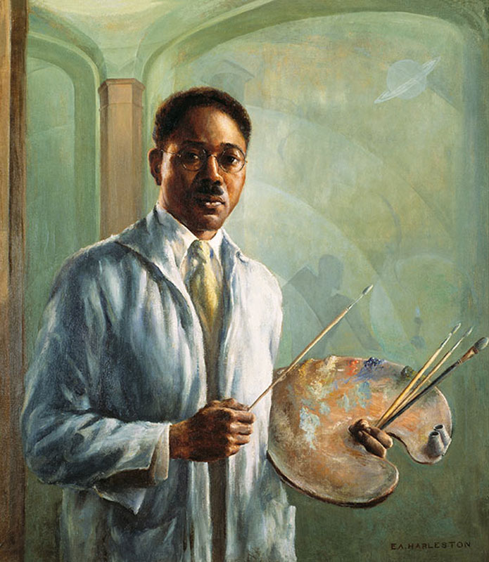 Aaron Douglas gained fame and recognition as an artist during the Harlem Renaissance 