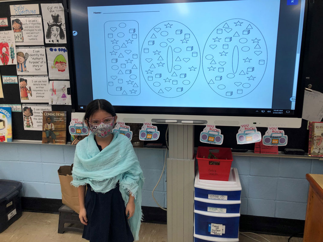Jefferson students dressed up extra special for the 100th day of school.  