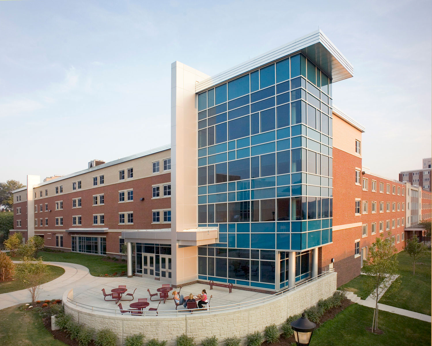  The 'Glass Tower' is a alandmark building on the Cortland campus