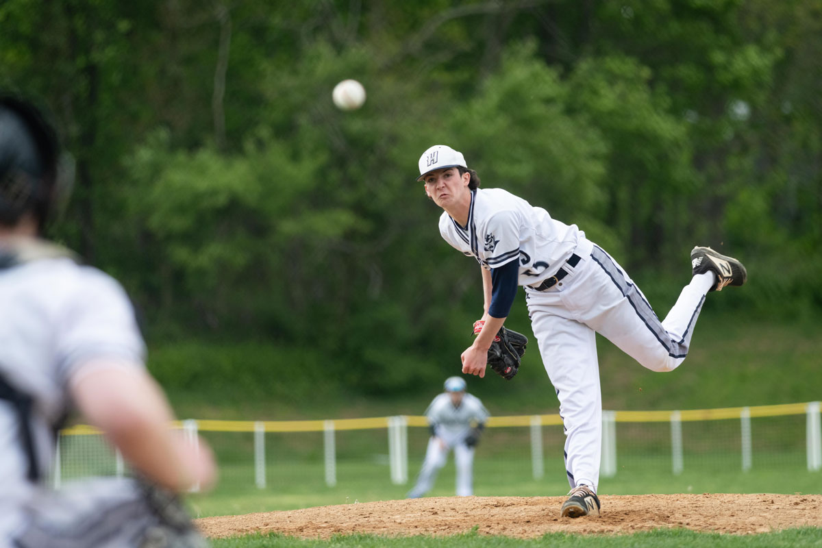Palmer O'Beirne has been splendid for Huntington. (Darin Reed photo.)