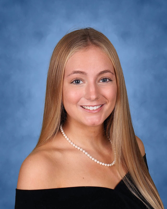  Huntington High School senior Charlotte Maggio . 