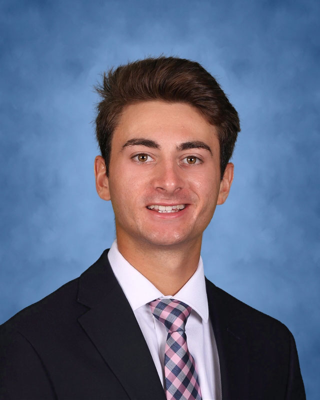 Huntington High School senior Christopher Segreti.