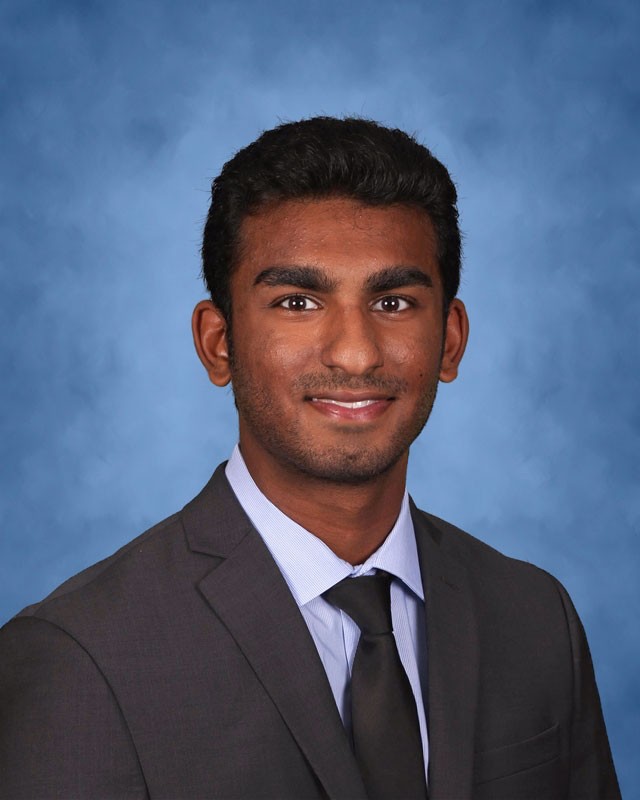 Huntington High School senior Samir Rathore 