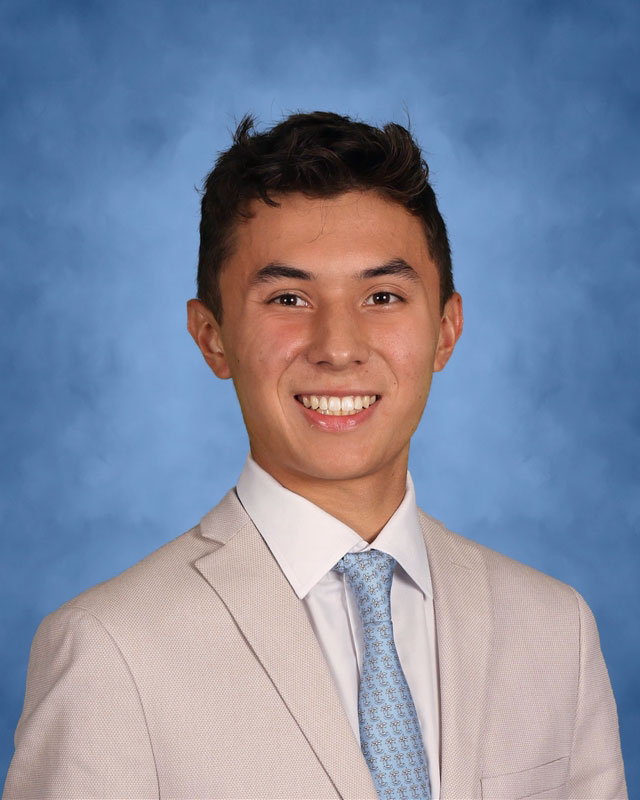 Huntington High School senior Aaron Chin.