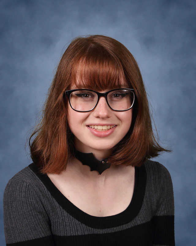  Huntington High School sophomore Katerina Damiano. 