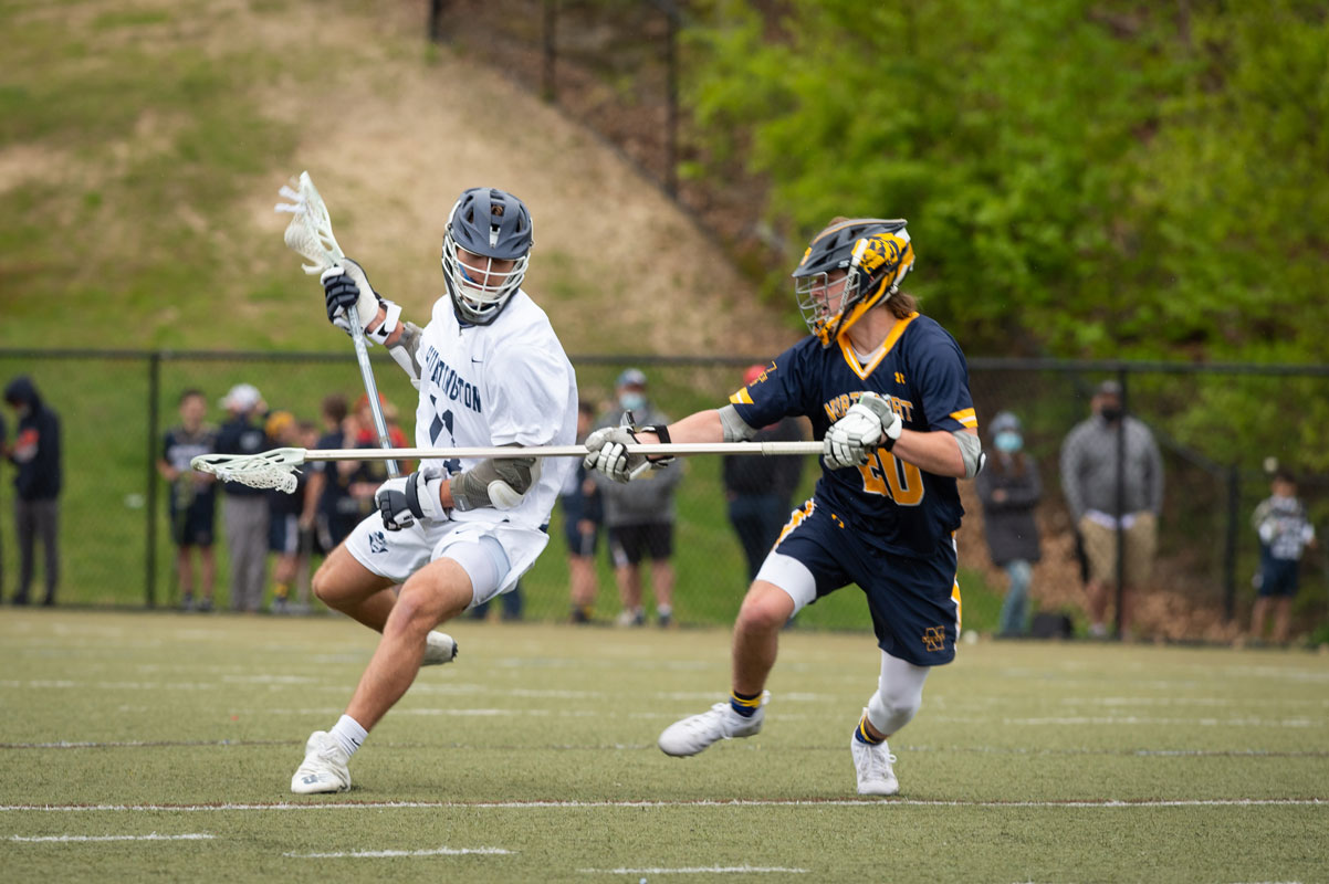 Jack Krisch (left) is one of the Blue Devils' key players. (Darin Reed photo.)