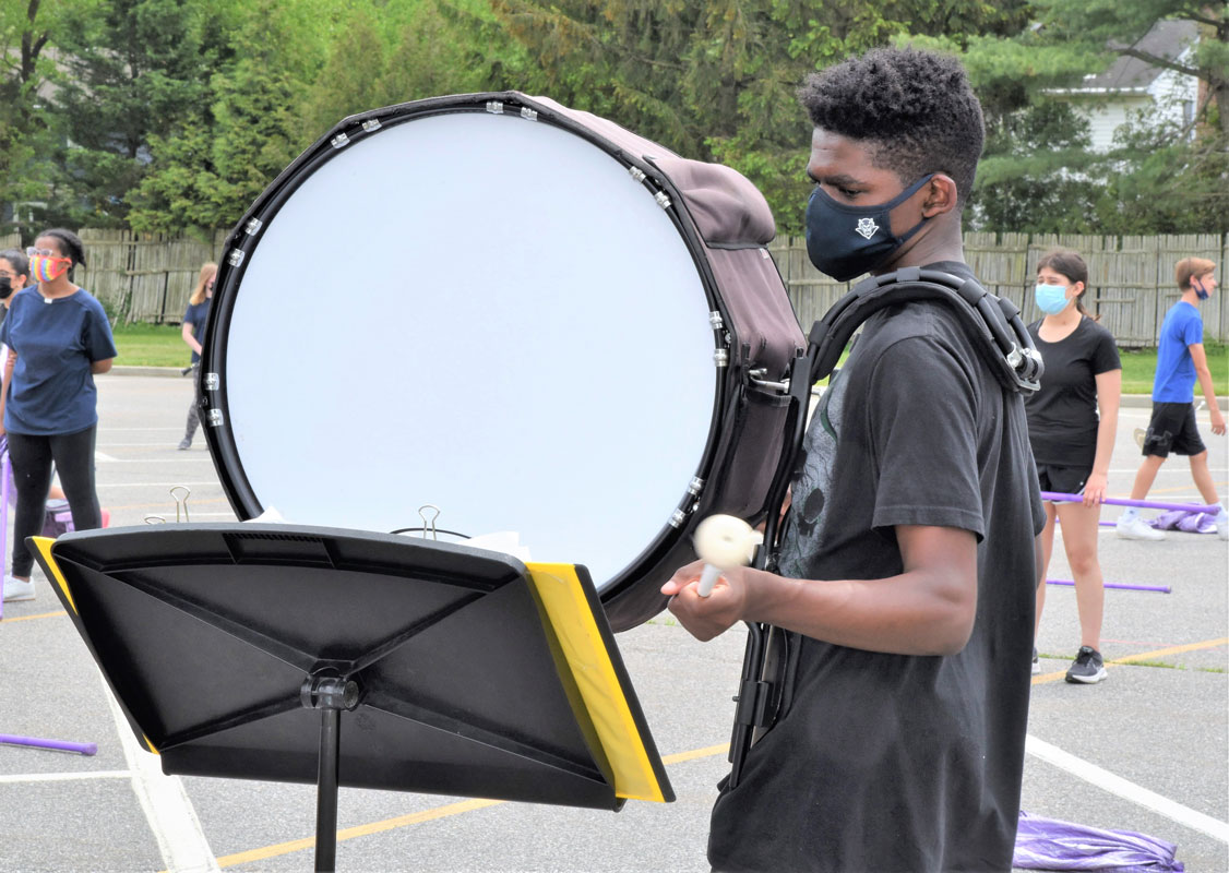 Band members performed for parents and family members.