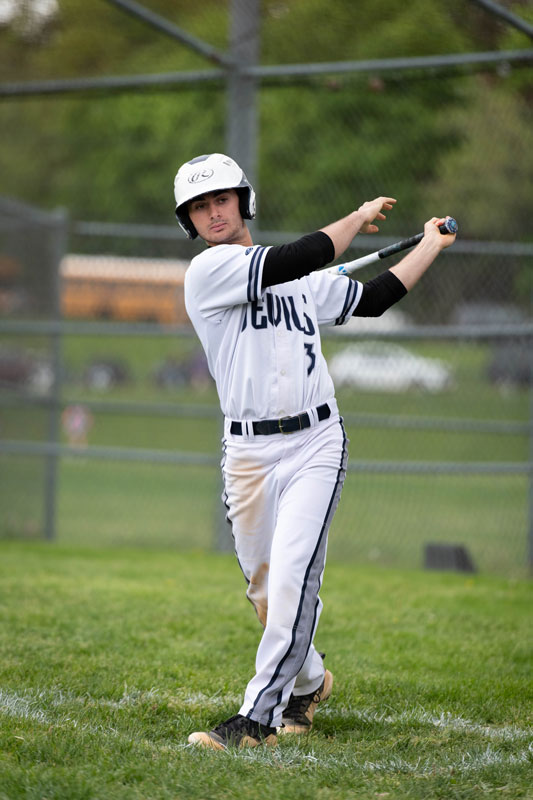 Chris Segreti is one of Huntington's best players this spring. (Darin Reed photo.)