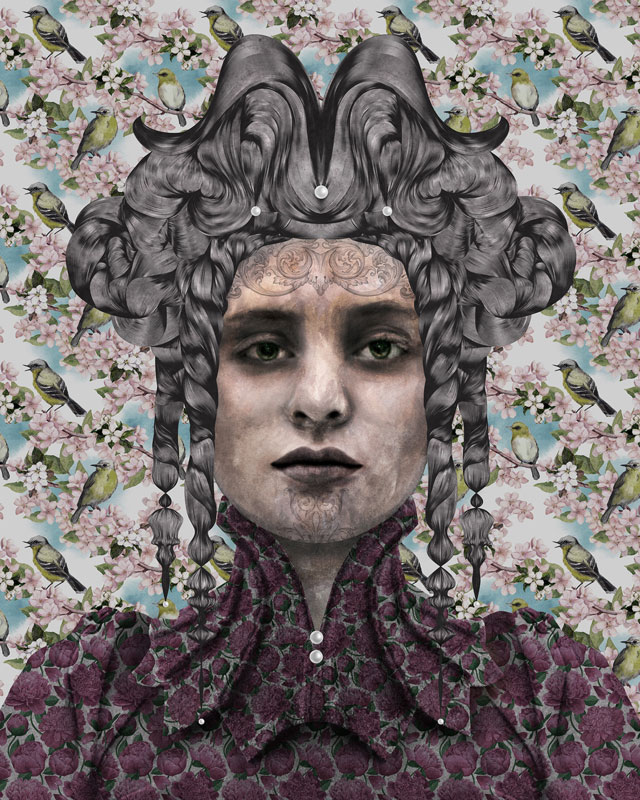 This artwork was created by Huntington High School teacher Kasmira Mohanty.