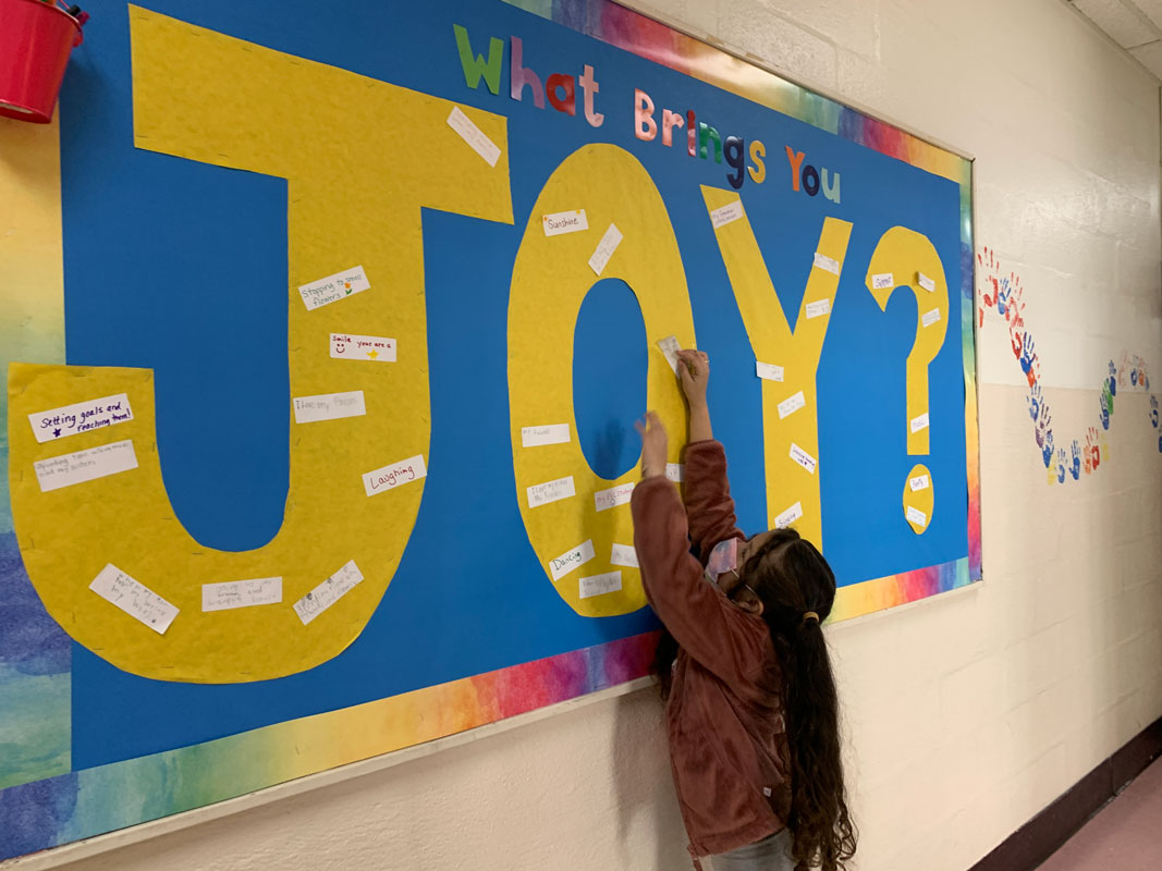 Every Flower Hill students find joy in their families, friends and own personal experience
