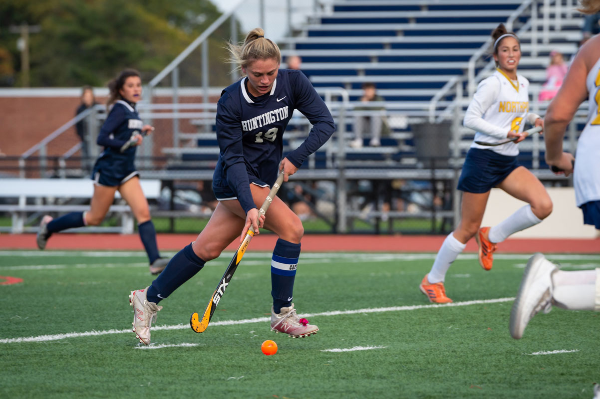 Grace Agrillo captured All-County honors for Huntington. (Darin Reed photo.)