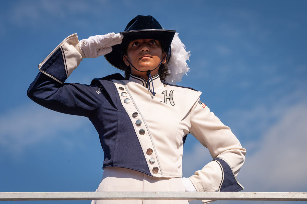The Blue Devil marching band has a glorious tradition. (Darin Reed photo)